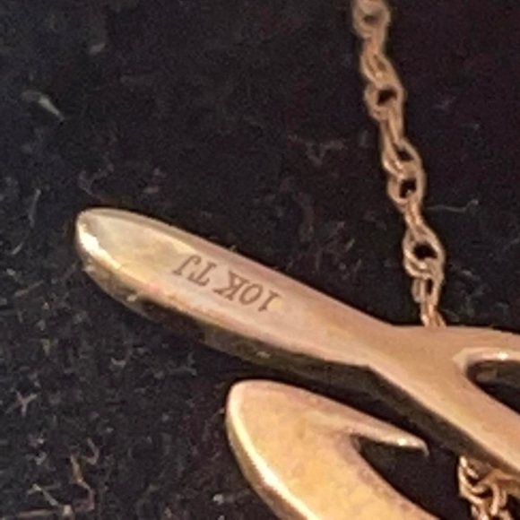 10k gold name necklace - Picture 4 of 4